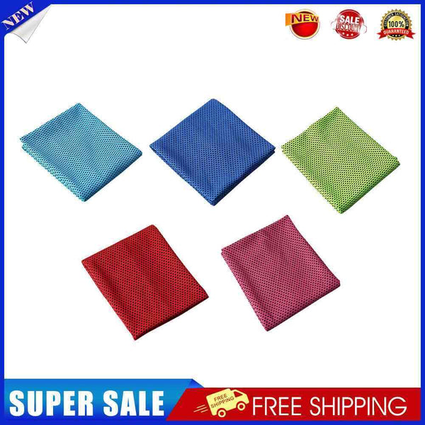 Practical Ice Towel Reusable Quick Dry for Workout Outdoor Sport (5pcs Styl