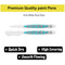 #A White Paint Pens 4 Pack 1/2mm Tip for Wood Rock Plastic Leather Glass Stone