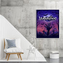 Halloween Cross and Hands Oil Paint By Number Kit Rimless Drawing Picture