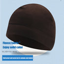 Cycling Hat Fleece Winter Warm Windproof Women Men Motorcycle Running Ski C
