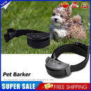 Waterproof Pet Anti Bark Device Ultrasonic Dogs Training Barkproof Collar Black