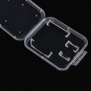 Standard Holder SD/TF SDHC Card Transparent Memory Card Case Storage Box