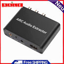 Prettygood7 HDMI ARC Audio Extractor Converter Adapter for Optical Fiber Coaxia