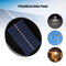 6V 0.8W Epoxy Polysilicon Solar Panel 24 Solar Cells 100mm Diameter (2pcs) Newly
