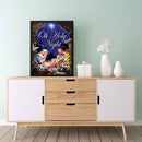 5D DIY Diamond Painting Full Round Drill Oh Holy Night Wall Decor Rhinestone Art