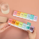 Box Dispenser Organiser Weekly Candy Container Daily Pill Box Medicine Tablet