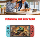 Detachable Transparent Handle Case Host Protective Cover Shell for NS OLED