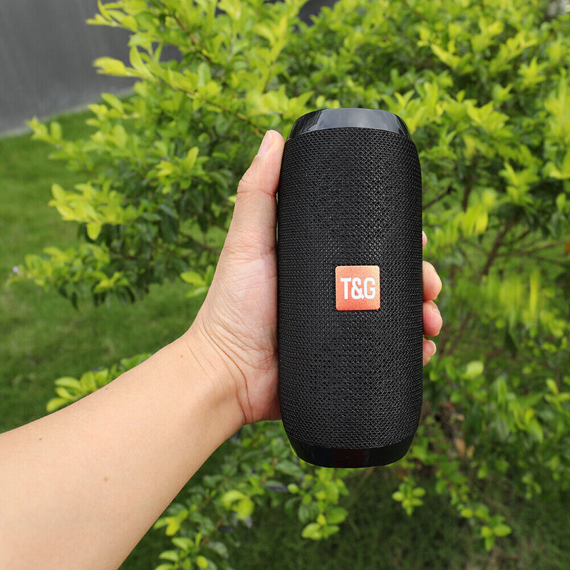 Mountain Bike Waterproof Wireless FM Bluetooth-compatible Column Speaker Newly