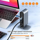 USB 3.0 PD 100W 4K HDMI Ethernet Adapter Type C HUB USB-C Splitter Dock Station