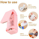 Mini Vacuum Food Heat Sealer Plastic Storage Bag Snack Seal Machine (Pink) Newly