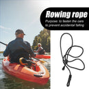 Kayak Canoe Paddle Leash Lanyard Surfing Tether Anti-lost Rope Tie (Black)