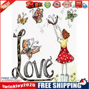 5D DIY calligraphy and painting series round diamond diamond painting