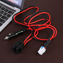 12~14V 30A Fuse 4Pin Short Wave Power Supply Cord Cable for ICOM IC-7000 IC-7600