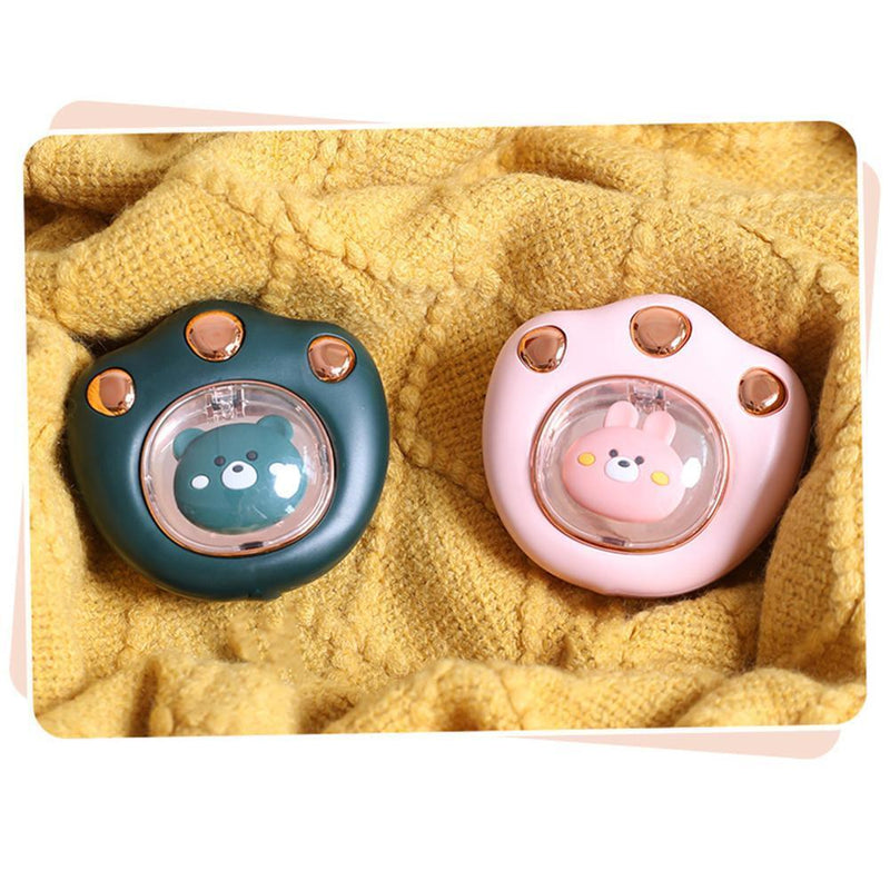 Cat Claw Shaped Hand Warmers Rechargeable Electric Hands Heater (2400mah White)