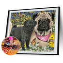 5D DIY Diamond Painting Dog Full Round Drill Mosaic Art Picture of Rhinestone