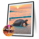 5D DIY Full Drill Diamond Painting Cross Stitch Kit (Sandy Beach-k526)