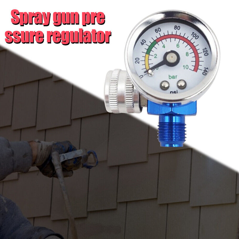 Spray Gun Adjust Air Pressure Regulator Gauge for Car Auto Repair Painting