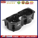 Car Center Console Water Cup Holder for Mercedes W205 (Black Carbon Fibre)