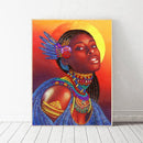 5D DIY Special Shaped Diamond Painting Girl Embroidery Mosaic Kits Wall Decor