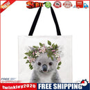 Cute koala Printed Shoulder Shopping Bag Casual Large Tote Handbag