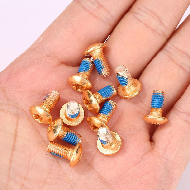 M5x8mm Disk Brake Rotor Bolts T25 Torx Titanium TI MTB Bike Water Bottle Bolt