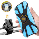 Black 360 Degree Rotating Cycling Bike Phone Holder Cycling Handlebar Handlebar