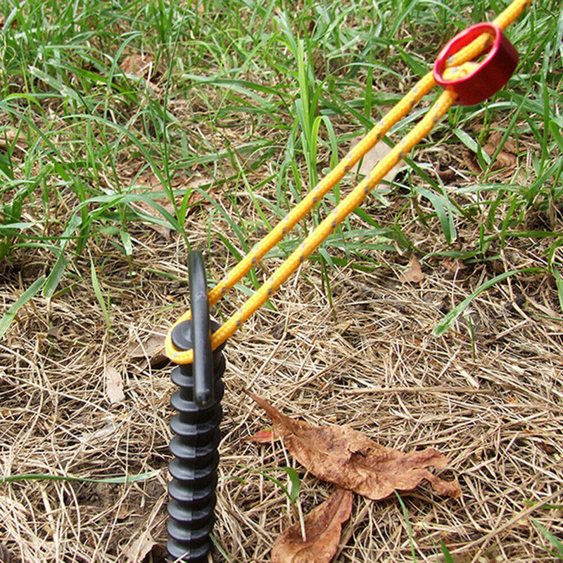 Ground Nails Screw  Stakes Pegs Hiking Tent Stakes Pins Tent Accessories