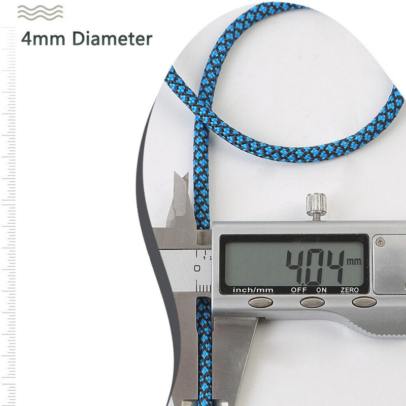 20m 9 Strand Cores Parachute Cord Lanyard for Survival Camp Climbing Rope Hiking