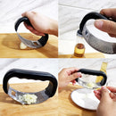 Stainless Steel Garlic Press Grinder Multi-function Bottle Opener Kitchen Gadget