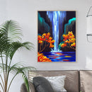 Art Hand Painted Oil Paint By Numbers Digital Scenery Drawing Canvas Home Decor