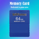 FMCB 1.966 Memory Card for Sony PS2 64MB Free McBoot Console Card (Blue) Newly