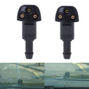 2 pcs Cleaner Hood Mini Plastic Wiper Spray Windshield Washer Washing Nozzle