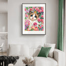 40x56cm Cross Stitch Full Embroidery Kit Cat Animal Stamped Home Art Decoration