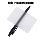 Lubors Lens Gimmick Card With Pen Stage Illusions Props Gracious I9I3