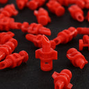 50pcs Nozzle Set Garden Watering Refraction Atomization Nozzles (Red)