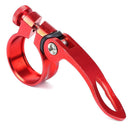 31.8mm Seatpost Clamp Quick Release MTB Bike Seat Post Tube Clip (Red)