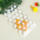 White Candy Gift Party Cookie Package Bake Wrapping Cellophane Bag Dot Stripe