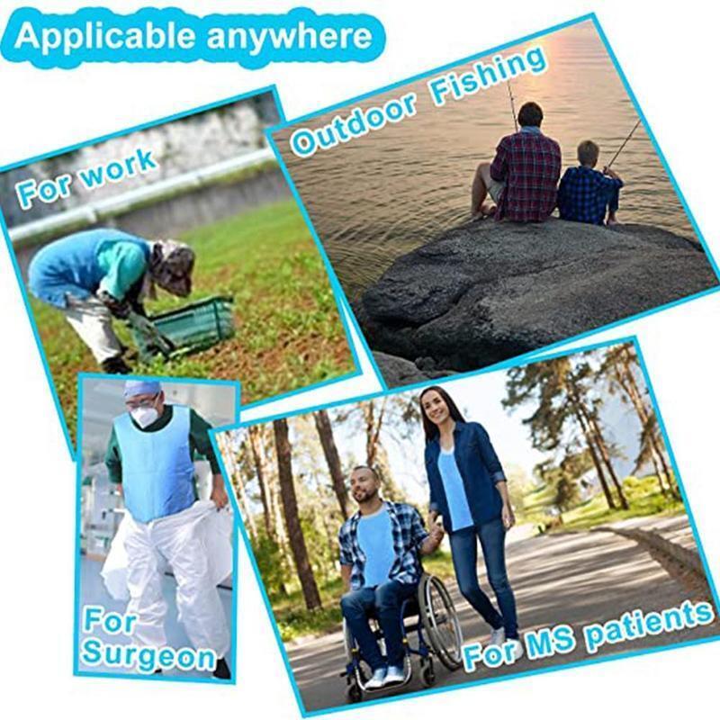 Summer Cooling Vest Heat dissipation PVA Waterproof Fabric Vest High Temperatur`