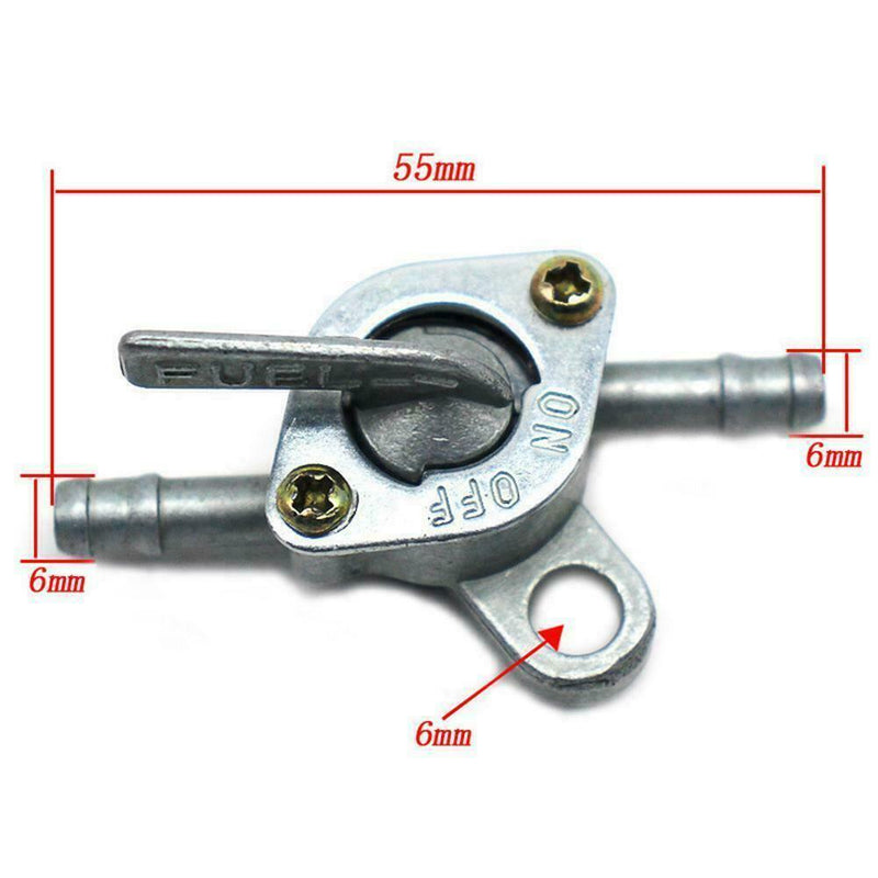 6mm Petrol Fuel Valve Tank Tap Switch Cock PetCock Pocket Quad Bike ATV M2I8