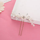Handmade Wedding Party Bride Headdress Hair Fork Floral Shape Hairpins