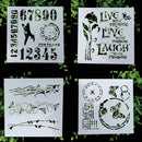 Decor Stamp Scrapbooking Embossing Template Walls Painting Layering Stencils