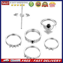 6pcs/Set Cross Knuckle Ring Fashion Geometric Women Alloy Rings Jewelry Gifts