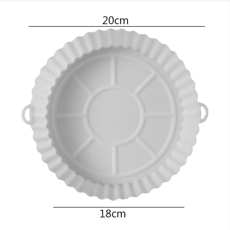 Silicone Air Fryer Pad Safety Baking Accessories for Oven Steamer Cooker (W