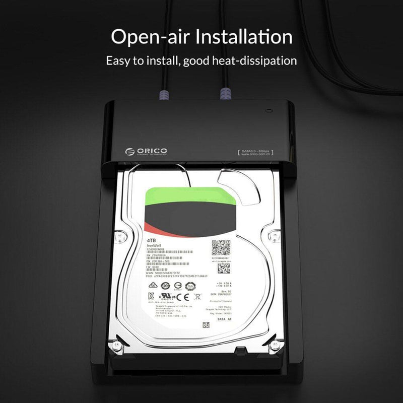 ORICO 6518C3-G2 2.5/3.5 inch SATA 10Gbps USB 3.1 Gen2 Type-C HDD Dock (EU)