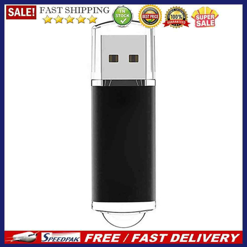 CW10029 USB Flash Drive USB 2.0 Pendrive Zinc Alloy Jump Drive with Clear Cap