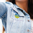 FanShirts4u Button/Badge/Pin - FREE UKRAINE Flag UKAJINA
