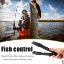 Plastic Fishing Pliers Gripper Body Grip Grabber Fishing Clip Clamp (Black)