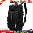 Unisex Backpack Travel Sports Compartment Gym Fitness Camping Bag (Black) Newly