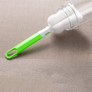 Sponge Long Handle Cup Brush Baby Glass Bottle Kitchen Cleaner Tool (Green)