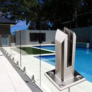 Railing Clamp Glass Clip Floor Standing Stairs Balconys Pool Spigots-Balustrade.